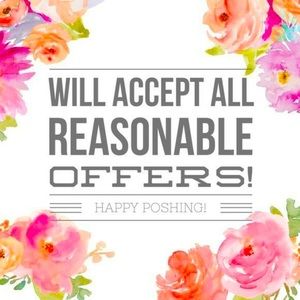 Like an item?  Make me a offer. I will happily consider all reasonable offers.